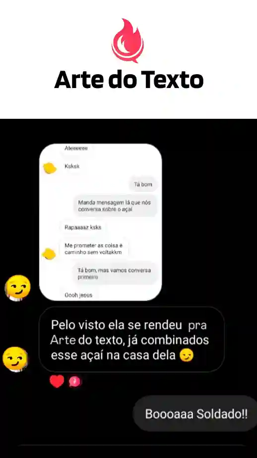 Depoimento: ela se rendeu, já combinamos açaí na casa dela